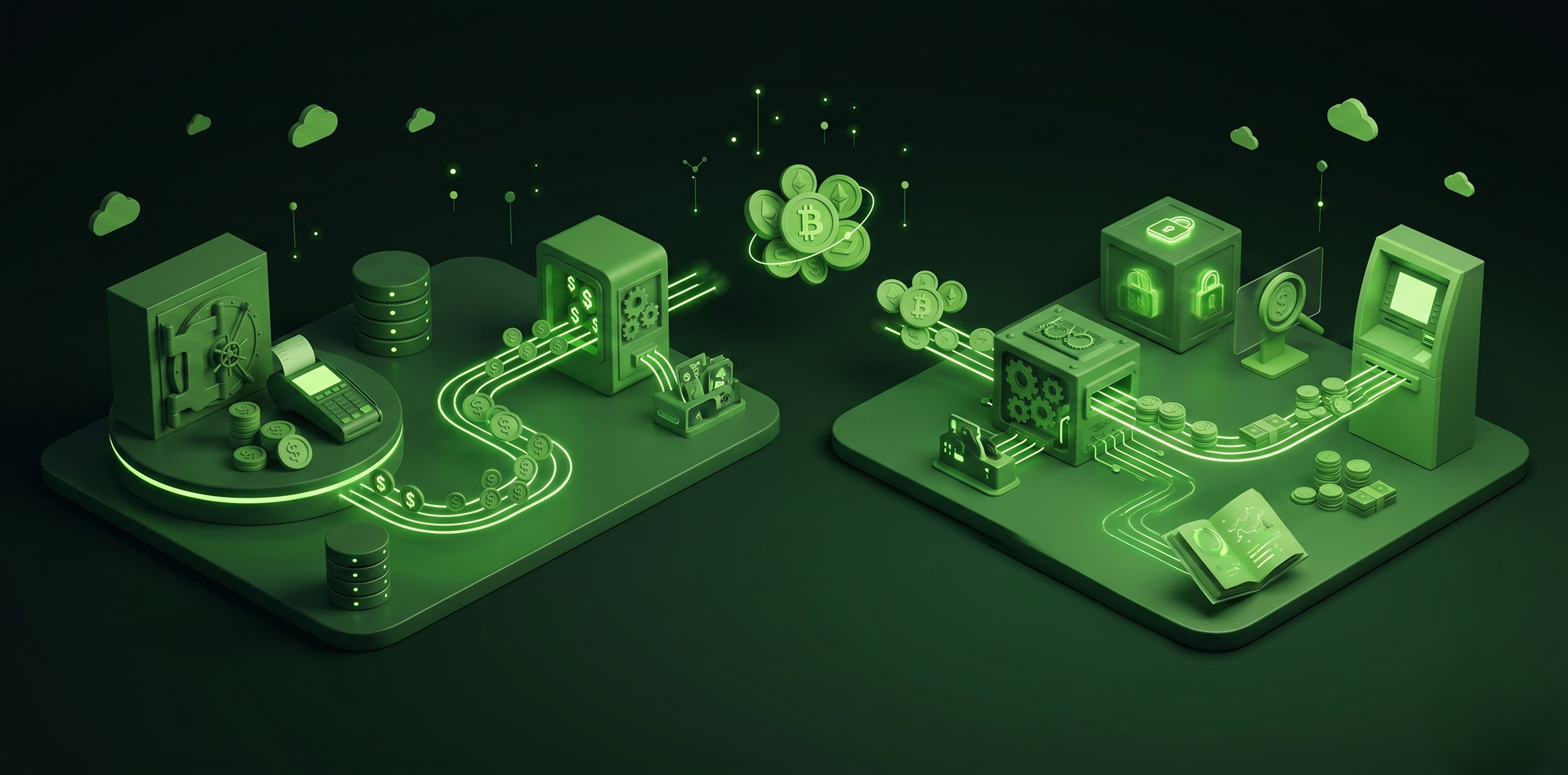 On-ramp&Off-ramp in crypto. Bridging fiat and blockchain in the real world